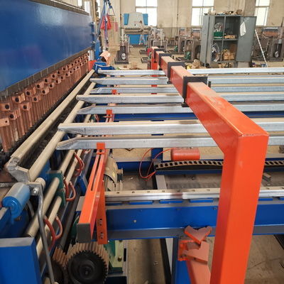 largeur de 3.5m cultivant les machines de soudure de fil de pêche, 51pcs Pin Diamond Fence Making Machine